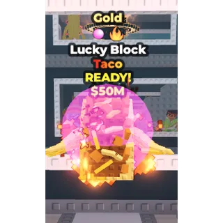 Taco Lucky Block 🫧🔥 Gold 
