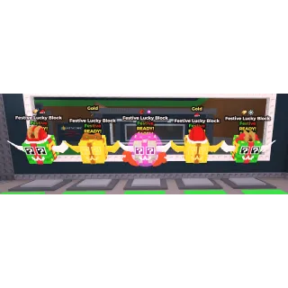 x5 Festive Lucky Block WITH MUTATION EVERYTHING (Check Photo) - Steal A Brainrot
