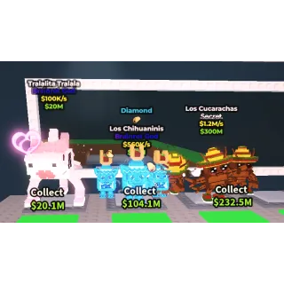 Las Cucarachas $1.2M/s Secret - Los Chihuaninis $560K/s Brainrot God  🌮 Diamond - Tralalita Tralala $100K/s Braintrot God