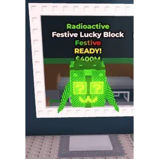 Festive Lucky Block Radioactive - Steal A Brainrot