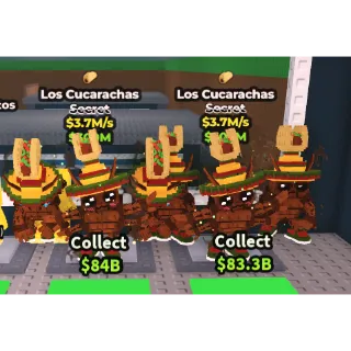 2 Los Cucaracha $3.7M 🌮 Secret - Steal A Brainrot 