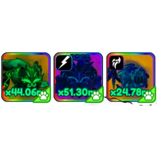 Stormcloud Kitsune RB + Darkmatter Leviathan RB ELECTRIC +40M Void Burst RB VOID