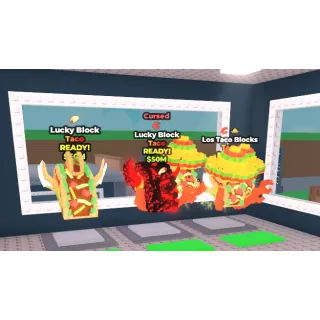 x2 Taco Lucky Block (Mutation) - x1 Los Taco Blocks (Mutation) (Check Photo)