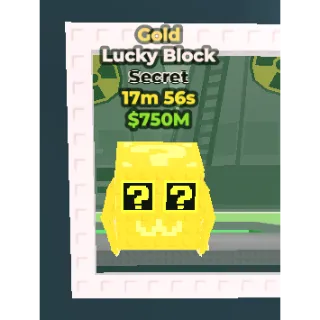  Secret Lucky Block Gold - Steal A Brainrot