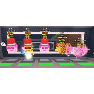 x3 Lucky Block (Mutation) x1 Lucky Block (Mutation) x1 Los Taco Block (Mutation) (CHECK PHOTO)