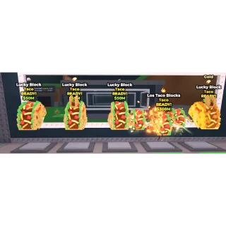 x4 Taco Lucky Block (Mutation) - x1 Taco Lucky Block (Mutation)
