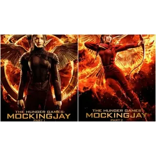 The Hunger Games : Mocking Jay Part 1 / Part 2 