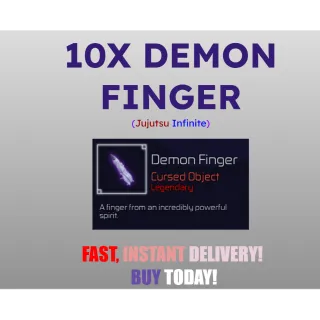 Jujutsu Infinite Demon Finger x10