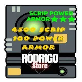 4500 Scrip
100 Power Arm