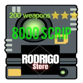 Scrip 200 Weapons⭐⭐⭐