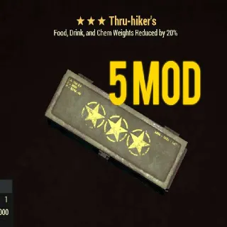 ⭐⭐⭐Thru-hiker's 5 MOD