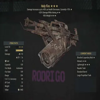 B/25/90 Holy Fire leg