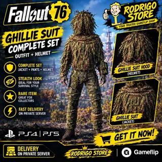 GHILLIE SUIT COMPLETE SET