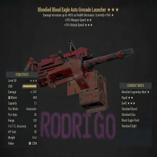 B/25/15R GRENADE LAUNCHE