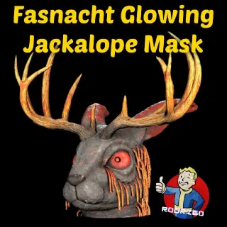 Glowing Jackalope Mask