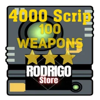 Scrip 100 Weapons ⭐⭐⭐