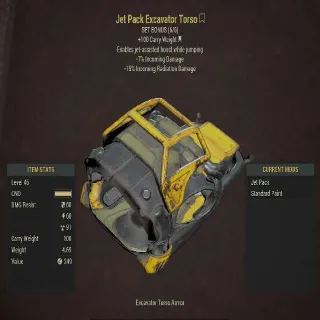 Jet Pack Excavator Torso