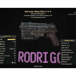 AA/E/15R 10mm Pistol