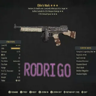 V/E/15R Elder's Mark