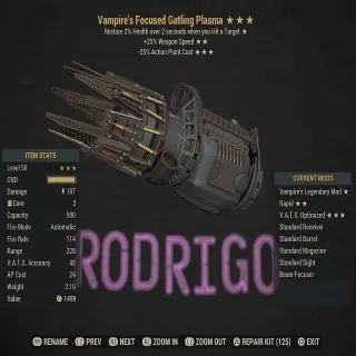 V/25/25 Gatling Plasma