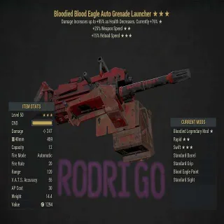 B/25/15R GRENADE LAUNCHE