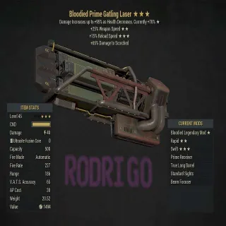 B/25/15R GATLING LASER