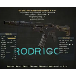 Weapon | TS/E/25 Submachine Gun