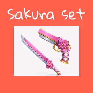 Sakura set - Murder mistery 2 ROBLOX