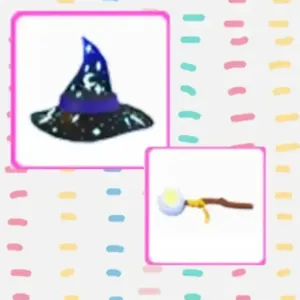 Sorcerer Hat & Wand