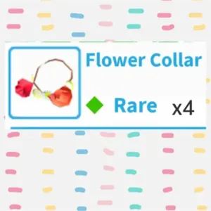 Flower Collar x4