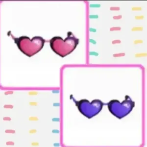 Heart Glasses Set