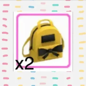 Yellow Designer Backpack