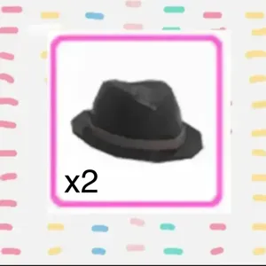 Black Fedora x2