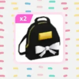 Black Designer Backpack