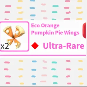 Eco Pumpkin Pie Wings x2