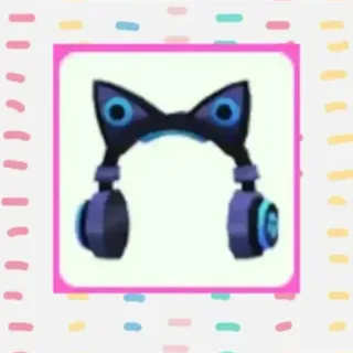 Blue Cat Ear Headphones