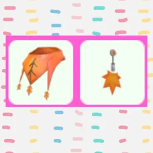 Eco Maple Scarf/Earrings