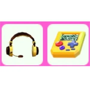 Gold Headset & Handheld