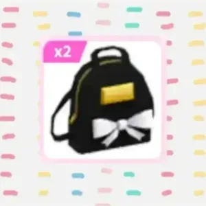 Black Designer Backpack