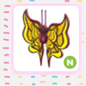 Amber Butterfly Neon