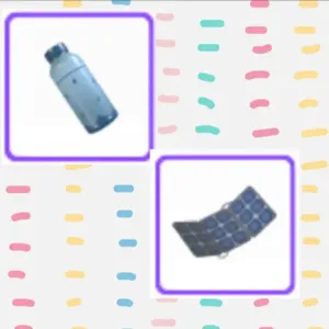 Bottle & Solar Backpack