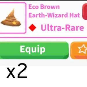 Eco Earth Wizard Hat x2