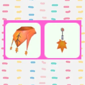 Eco Maple Scarf/Earrings