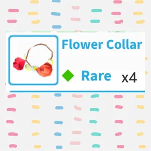 Flower Collar x4