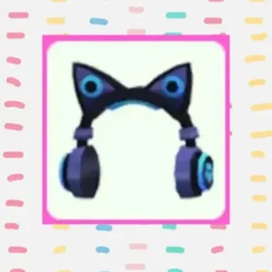 Blue Cat Ear Headphones