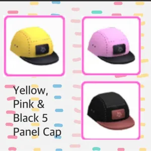 5 panel cap set