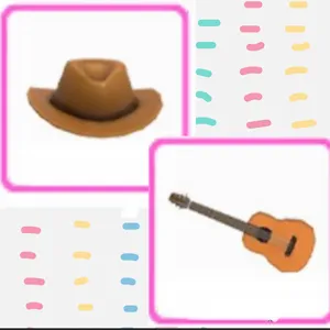 Explorer Hat & Guitar