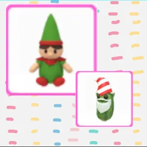 Elf Plush & Pickle Toy