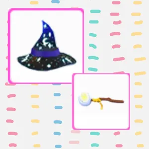 Sorcerer Hat & Wand