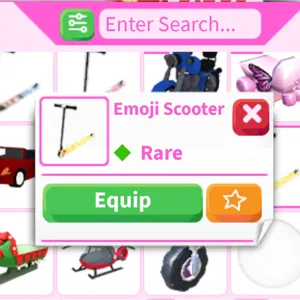 Emoji Scooter Adopt Me